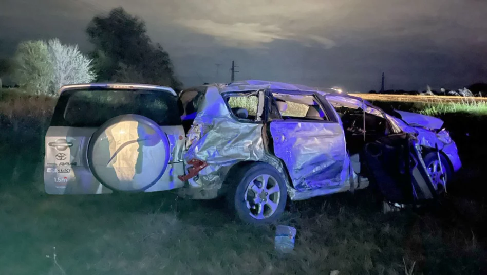 Siniestro en la Ruta 35: manejaba alcoholizado, se cruzó de carril y provocó un vuelco