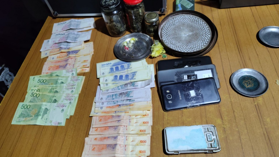 Secuestro de estupefacientes con un detenido en Santa Rosa
