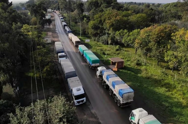 Cosecha récord impulsa el arribo masivo de camiones a puertos cerealeros y anticipa millonaria liquidación