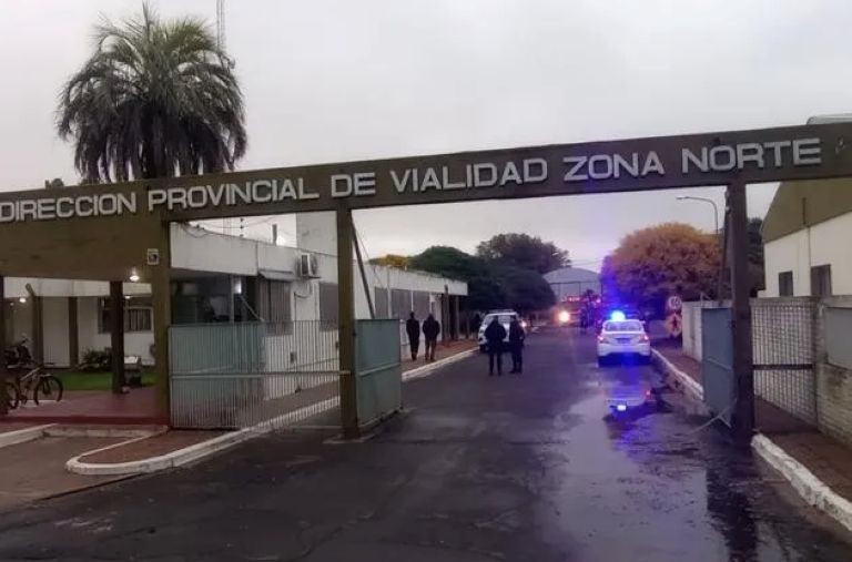 General Pico: se incendió una oficina de Vialidad Provincial