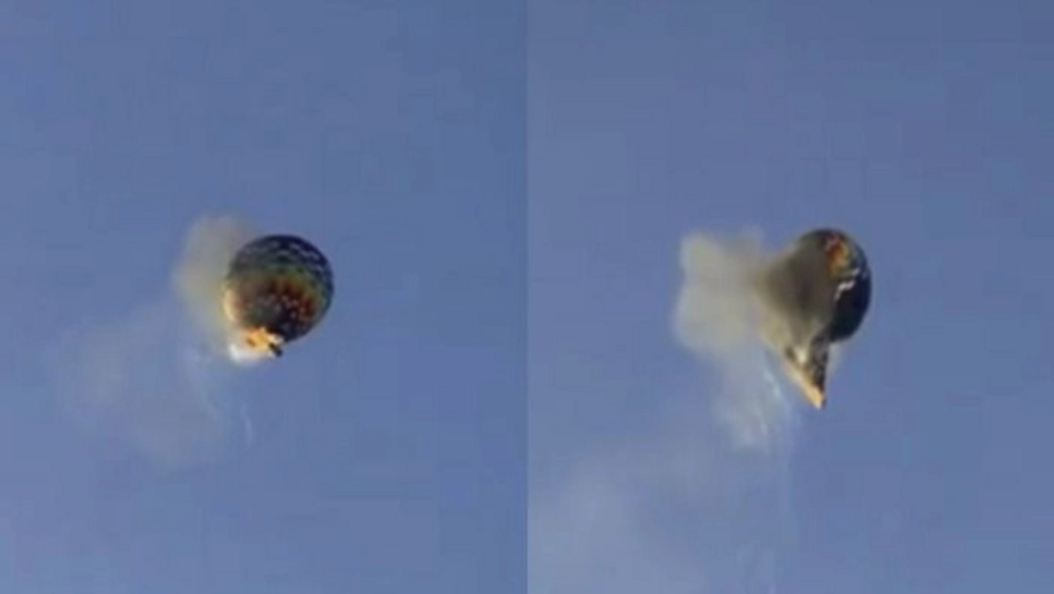 Brasil: se incendió un globo aerostático y murieron ocho personas