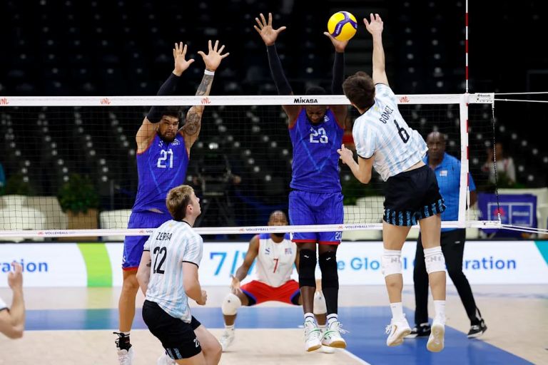 Voleibol: Argentina consiguió un triunfazo ante Cuba por la Liga de Naciones