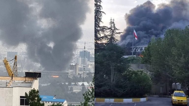 Medio Oriente: Israel bombardeó la TV estatal iraní en plena transmisión en vivo
