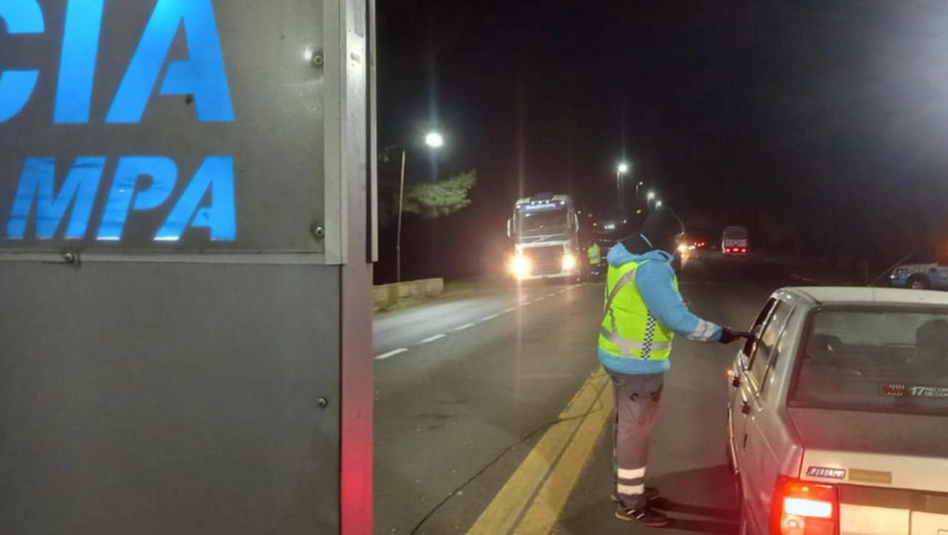 Catriló: 19 infracciones en controles de tránsito y alcoholemia