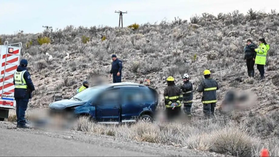 Tres fallecidos en trágico vuelco en la Ruta 6, cerca de Casa de Piedra