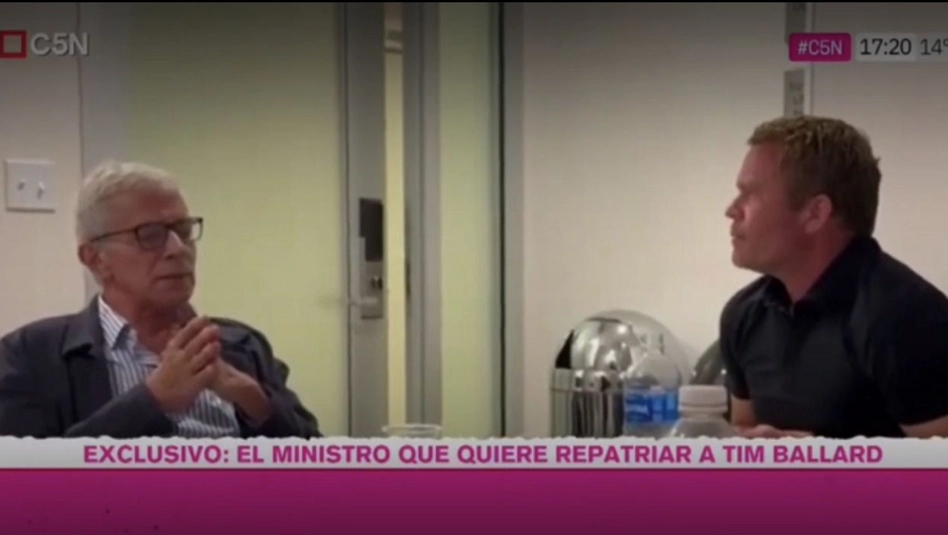 Cámara oculta: el ministro Cúneo Libarona ofreció contactos y gestiones a Tim Ballard en Nueva York