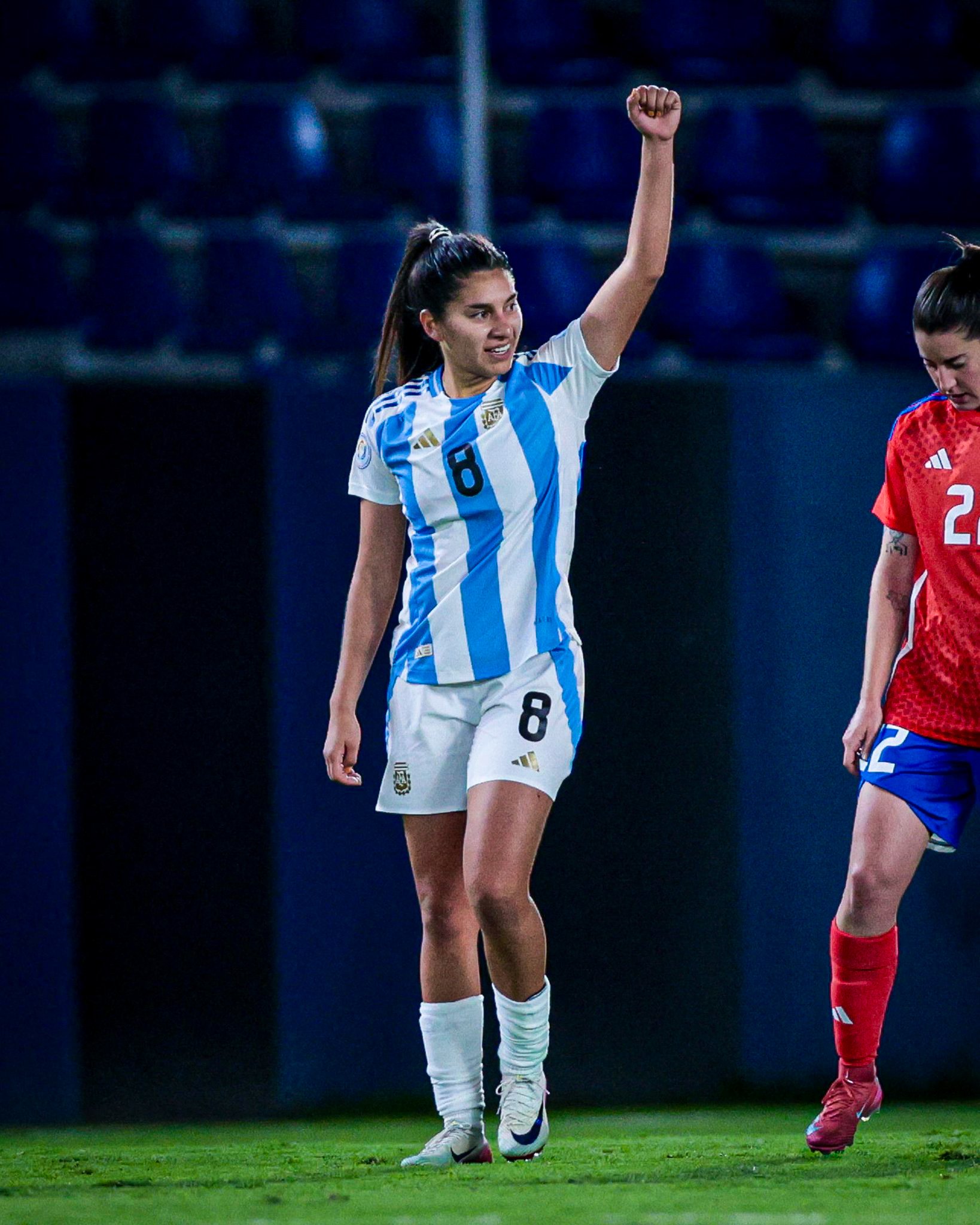 Fútbol: la Selección Argentina femenina le ganó con un gol agónico a Chile y se ubicó en el primer lugar de su grupo de la Copa América 2025