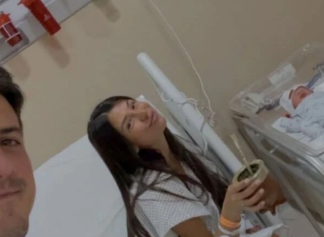 Las primeras fotos de Rafael, el hijo recién nacido de la China Ansa