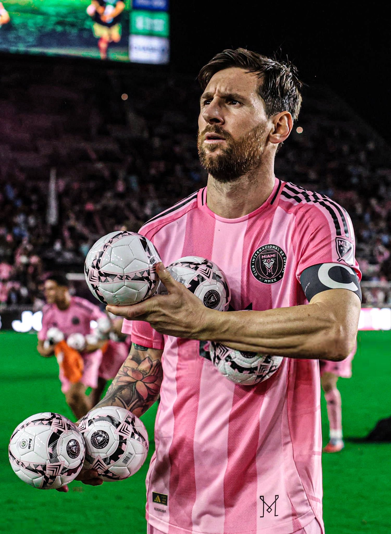 Fútbol: Lionel Messi volvió a convertir un hatt-trick en la goleada de Inter de Miami a Nashville