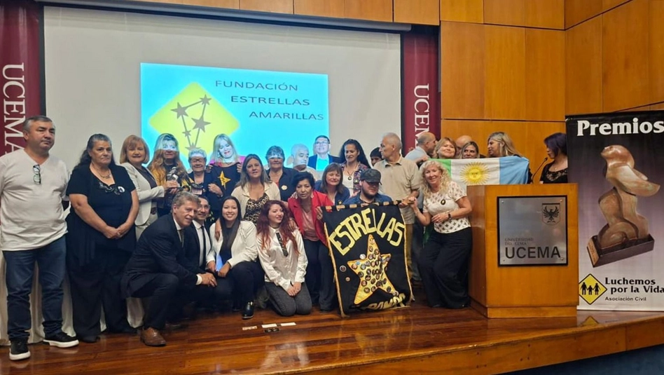 Fundación Estrellas Amarillas recibió la máxima distinción en Buenos Aires