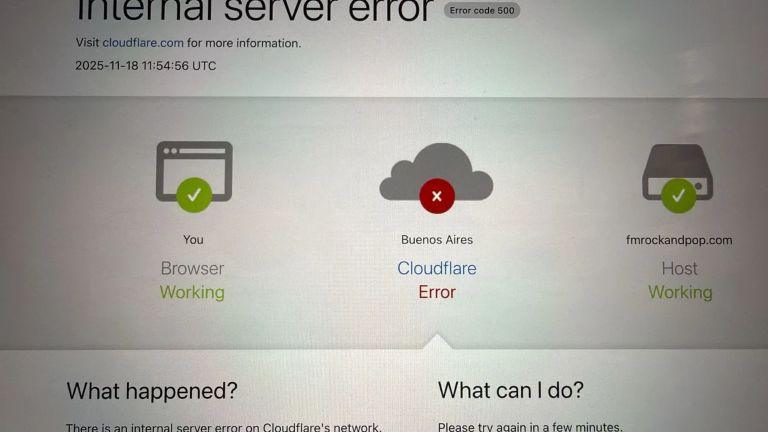 Internet: caída global de Cloudflare dejó a X y portales de noticias fuera de servicio