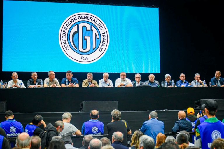 Uno a uno, los dirigentes que integran el Consejo Directivo de la CGT nacional