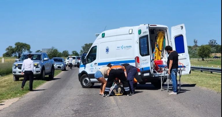 General Pico: una mujer gravemente herida tras ser atropellada por un camión municipal