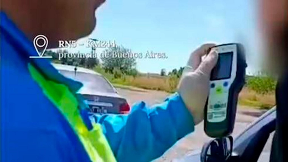 Ruta 5: un conductor alcoholizado deberá pagar una multa de $1.700.000